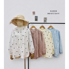 Suede Blouse Polka